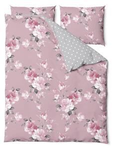 Biancheria da letto rosa in cotone per letto matrimoniale, 200 x 200 cm Belle - Bonami Selection