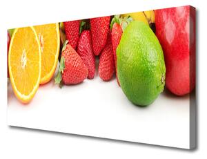 Quadro su tela Frutta da cucina 100x50 cm