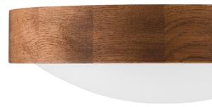 Brilagi - Plafoniera LED CARVALHO SLIM 1xE27/60W/230V quercia ciliegio diametro 27 cm