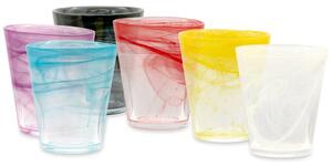 Kosmo Bicchiere Acqua 28 Cl Set 6 Pz In Vetro Multicolore