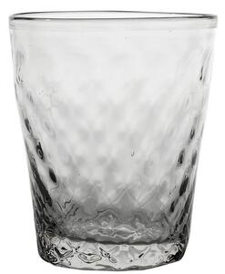 Zafferano Balloton Bicchiere Acqua 35 Cl Set 6 Pz Fatto A Mano In Vetro Trasparente
