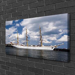 Quadro su tela Barca, acqua, paesaggio 100x50 cm