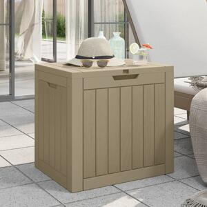 Contenitore Giardino Marrone Chiaro 55,5x43x53 cm Polipropilene