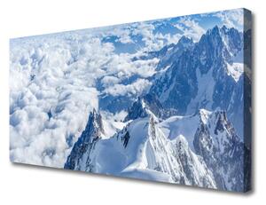 Quadro su tela Paesaggio di montagne 100x50 cm