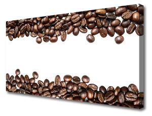 Quadro su tela Cucina in chicchi di caffè 100x50 cm