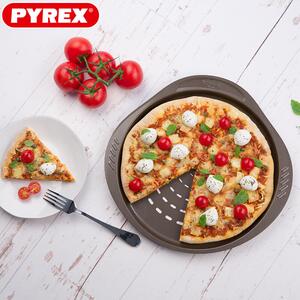 Pyrex Asimetria Teglia Pizza Tonda Ø Cm 32 Con Presa Facile In Metallo Antiaderente