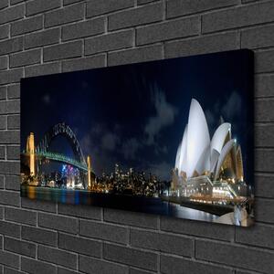 Quadro su tela Architettura del ponte di Sydney 100x50 cm