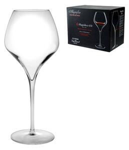 BORMIOLI LUIGI Set 6 calici Magnifico in vetro sonoro trasparente cl 65