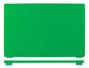Tagliere in polietilene con battente verde cm 60x40x2 h
