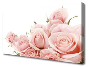 Quadro stampa su tela Rose, fiori, piante 100x50 cm