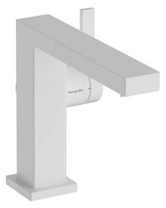 Hansgrohe Tecturis E - Miscelatore da lavabo, con sistema di scarico Push-Open, CoolStart, EcoSmart, bianco opaco 73024700