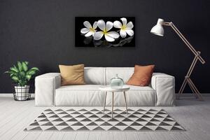 Foto quadro su tela I fiori della pianta 100x50 cm