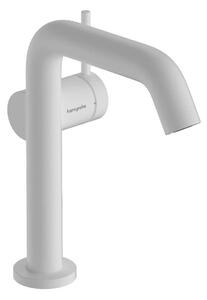 Hansgrohe Tecturis S - Miscelatore da lavabo, con sistema di scarico Push-Open, CoolStart, EcoSmart, bianco opaco 73342700