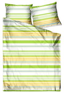 Biancheria da letto premium in cotone di colore verde Rozmer: 140x200 cm | 1 x 70x80 cm