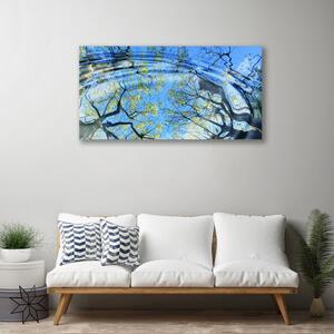 Quadro su tela Acqua, alberi, arte, natura 100x50 cm