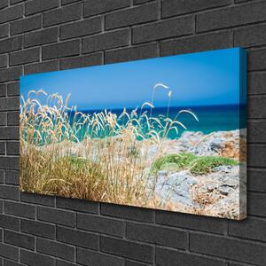 Quadro su tela Paesaggio da spiaggia 100x50 cm
