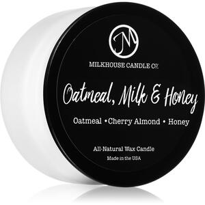 Milkhouse Candle Co. Creamery Oatmeal, Milk & Honey candela profumata Sampler Tin 42 g