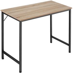 Tectake 404458 scrivania jenkins - industriale legno chiaro, rovere sonoma, 80 cm