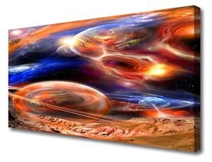 Foto quadro su tela Astrazione dell'universo 100x50 cm