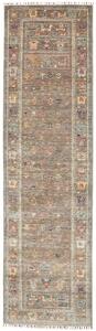 Rubin Pakistan Cornice Marrone Cenere Multicolor 80x293 Cm