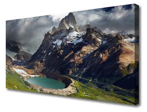 Quadro su tela Paesaggio della baia di montagna 100x50 cm