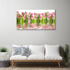 Quadro su tela Tulipani Pianta Natura 100x50 cm