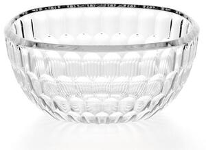Contenitore macedonia Gelato MINI L.12 Decoro Vanity Pio eTito Toso in acrilico Bio-based Dimensioni L �12xh 5,5 cm - 428 cc Trasparente