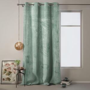 Tenda in velluto verde menta, 140 x 270 cm - AmeliaHome