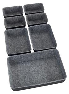 Set di 7 organizer grigi - Wenko