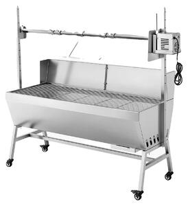 Grill a rotisserie, acciaio inossidabile, impostazioni di calore regolabili, 46 pollici tipoB