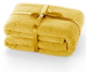 Coperta in microfibra giallo senape , 170 x 210 cm Henry - DecoKing