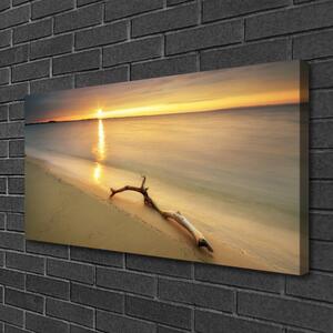 Quadro su tela Paesaggio della spiaggia dell'oceano 100x50 cm