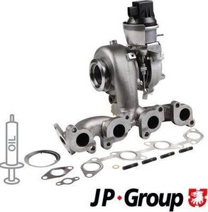 Turbocompressore JP GROUP 1117402700 per VW GOLF VI (5K1)