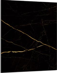 Piano cottura 40x52 Coperchio in Vetroceramica Paraspruzzi Piatto in vetro Tagliere decorativo, marmo dorato