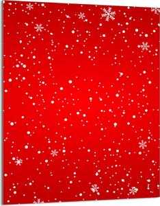 Piastra copri fornelli 40x52 Piastra copri piano cottura in Vetroceramica alzatina in vetro tagliere decorativo, rosso vacanze