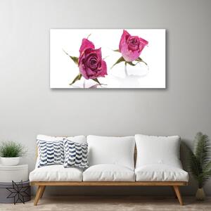 Quadro su tela Rose, fiori, piante 100x50 cm