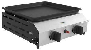Piastra per barbecue a gas, superficie antiaderente, design portatile, come da immagine