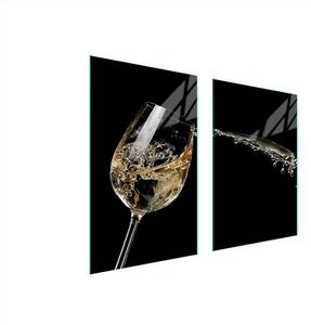 Piatto Di Protezione In Vetro Per Cucina 65X52 Vino