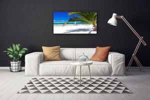 Quadro su tela Paesaggio della spiaggia di Palma 100x50 cm