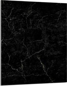 Piastra di copertura del piano cottura 40x52 Coperchio del piano cottura in Vetroceramica Paraspruzzi Piatto in vetro Tagliere decorativo, marmo nero