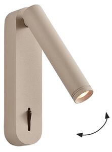 Faretto da parete a LED ABRIEL LED/6W/230V, beige