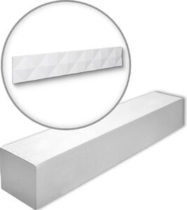 NMC PYRAMID-box ARSTYL Noel Marquet 1 cartone con 4 pannelli Pannello 3d a parete stile moderno colore bianco | 0,88 m2
