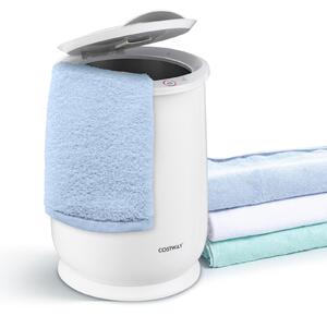 COSTWAY Secchio scaldasalviette da 21L, asciugatore per asciugamani con timer da 20-90 minuti e modalità di asciugatura 2-5H, scaldasalviette elettrico a soffitto, scaldasalviette