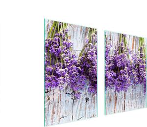 Piatto Di Protezione In Vetro Per Cucina 65X52 Lavendel
