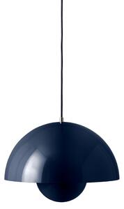 Lampada a sospensione &Tradition, Flowerpot VP7, dimmerabile, Blu, Soggiorno, Metallo, Design