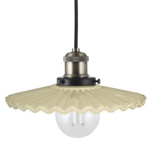 Lampada a sospensione Globen Lighting, COBBLER, dimmerabile, Beige, Soggiorno, Vetro, Design