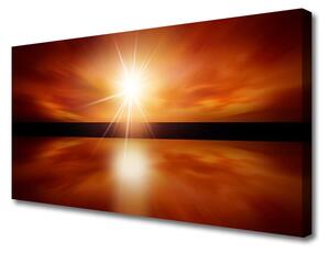 Quadro su tela Sole, Cielo, Acqua, Paesaggio 100x50 cm