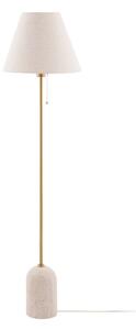 Lampada da terra Globen Lighting, Gino, Beige, Soggiorno, Tessuto / Tessile, Design