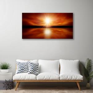 Quadro su tela Sole, Cielo, Acqua, Paesaggio 100x50 cm