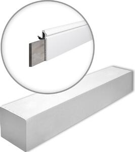 NMC CF3-box WALLSTYL Noel Marquet 1 cartone con 19 strisce decorative Striscia di copertura Striscia decorativa stile moderno colore bianco | 38 m